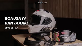 ZEUS ZS 826  Berasa Euro Fit Ditambah Bonusnya Banyaaaak [upl. by Eelrebmik]