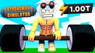 1000000000000 ЭНЕРГИИ ТРАЧУ ЗА 5 СЕКУНД В СИМУЛЯТОРЕ СТРОНГМЕНА ROBLOX Strongman Simulator [upl. by Sida]