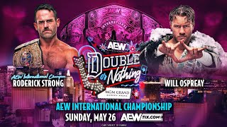 WWE 2K24 Will Ospreay Vs Roderick Strong AEW INTERNATIONAL CHAMPIONSHIP Match Simulation [upl. by Poppas]