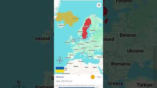 United Kingdom vs Ukraine world size comparison geography comperison song map geography shorts [upl. by Lynn]