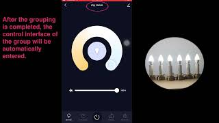 A quick guide for LYE2601 smart bulb to grouping [upl. by Ridan]