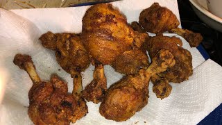 Fried Lollipop Drumsticks Chicken and Wedges [upl. by Wesle]