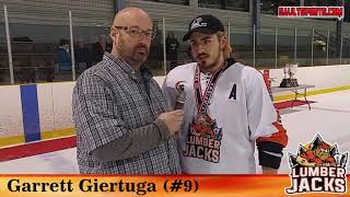 Post Game with Lumberjack Garrett Giertuga [upl. by Nimesh]