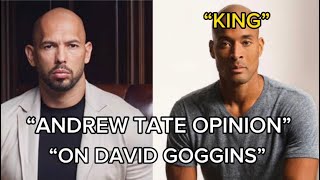 “Andrew Tate Opinion On David Goggins” [upl. by Weylin811]