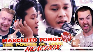 The Power of Love Marcelito Pomoy REACTION  Celine Dion cover [upl. by Omero576]