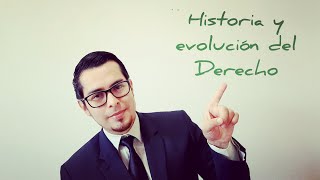 HISTORIA Y EVOLUCIÃ“N DEL DERECHO  EN CINCO MINUTOS Abog Paulo C Diaz Jimenez [upl. by Piscatelli]