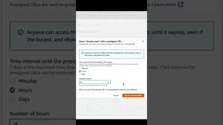 How to get a presigned url from Amazon S3 [upl. by Jason]