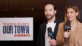 Jim Parsons Katie Holmes on Our Town – Meet the Broadway Company [upl. by Justino]