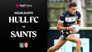 Highlights Hull FC Academy 18  30 St Helens Academy [upl. by Doralynn]