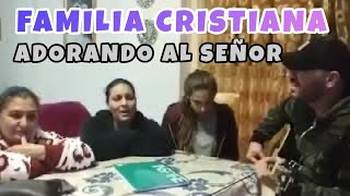 Una familia alabando a Dios increíble  ♨️ AUNQUE TODAS LAS COSAS SE ME VENGAN EN CONTRA [upl. by Jemine]