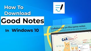 How to download GoodNotes App on Windows PC  GoodNotes Windows First Look  Good notes Tutorial [upl. by Nevaeh]