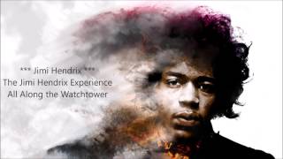 Jimi Hendrix  All Along the Watchtower Guitar Backing Track [upl. by Spieler436]