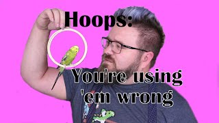 Cross Stitch Tips HOops Youre using the hoop wrong [upl. by Inalem]