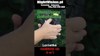 Lornetka obserwacyjna HIKMICRO Habrok 4K HE25LN  Iluminator NOXAR PRO 4w1 nightvision shorts [upl. by Chadburn]