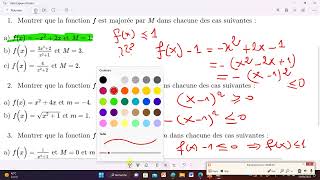 24 Mathématiques 1er BAC Sciences BIOF généralitéfonctions 6  رياضيات السنة الأولى باكالوريا [upl. by Nannerb]