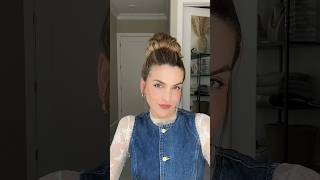 EASY MESSY BUN USING ONE HAIR TIE [upl. by Ellerred]