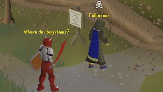 Testing if Runescapers will Lure a New Player they do  I PK them [upl. by Kort]