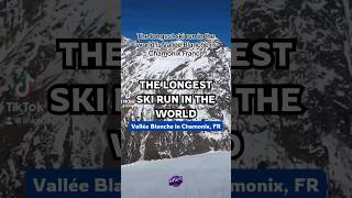 The Longest Ski Run in the World Vallée Blanche Chamonix France Skiing adventure outdoorlife [upl. by Eunice]