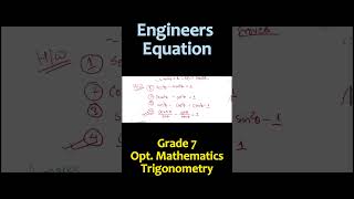 Grade 7 Trigonometry Proof mathshorts grade7maths trigonometry youtubeshorts [upl. by Lecrad908]