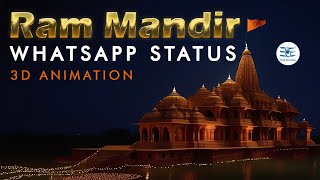 Ram Mandir whatsapp status  Ram lala status [upl. by Chlori192]