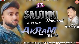 Salonki Nazeenk  Balochi Song  Singer  Akram Rabab  By Wahab Music Production  2024 [upl. by Yrahca]