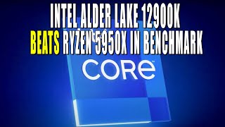 Intel Alder Lake 12900K BEATS Ryzen 5950X in Benchmark  PS5 Revision Incoming  Is it 6nm [upl. by Maleki58]