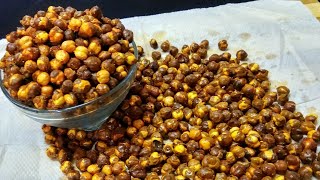 घर पर चने भुनकर चना नमकीन बनाने का आसान तरीका  Chatpate Chana Namkeen  Masala Chane  Bhune Chane [upl. by Ettenim]