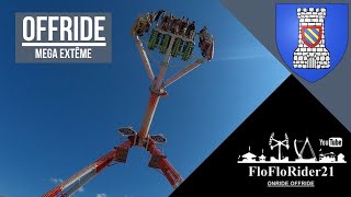 Mega Extrême OFFRIDE Fête Foraine de SemurenAuxois 2023 [upl. by Anneiv470]