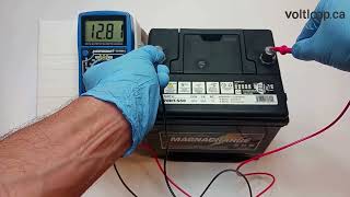 How to test a 12V battery with a multimeter [upl. by Okwu]