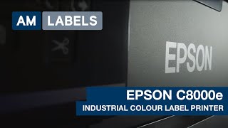 Epson Colorworks C8000 Industrial Colour Label Printer  AM Labels [upl. by Inanaup]