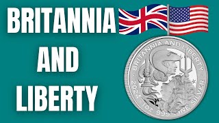 What I THINK of the new Britannia and Liberty 2024 1oz Silver Bullion Coin UK amp USA [upl. by Cora]