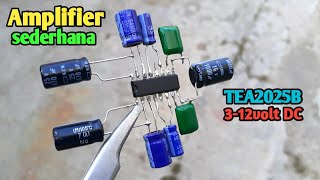 Amplifier Mini Stereo Powerfull Audio IC TEA2025B [upl. by Eilrebma]