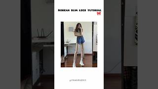 Korean slim legs tutorial 🎀 beautytips skincare selfcare fypシ゚ 1millionviews 1million [upl. by Inaffyt]