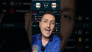 🤬 ItaliaBelgio 22‼️ italia belgio nationsleague calcio [upl. by Aretina]