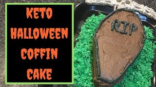 Keto Halloween Coffin Cake [upl. by Skye]