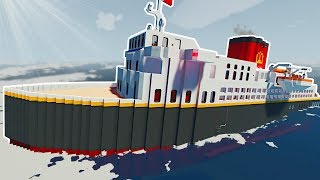 SINKING OCEAN LINER SURVIVAL  Stormworks Multiplayer Gameplay  Sinking Ship Survival [upl. by Zechariah169]