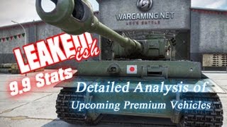 LEAKEDish  99 Detailed Analysis of Upcoming Premiums  World of Tanks [upl. by Eislel556]