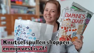 Knutsel spullen shoppen en mijn vest afmaken  Studiovlog [upl. by Odradlig]