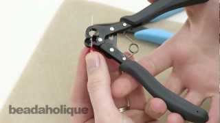 How to Use the One Step Wire Looping Pliers from BeadSmith [upl. by Eelasor454]