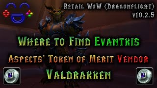 Evantkis  Vendor Location in Valdrakken  WoW Dragonflight [upl. by Flint]