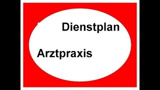 dienstplan excel arzt und zahnarzt dienstplan kostenlos [upl. by Aicilaanna11]