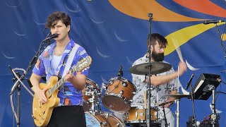 Vampire Weekend  quotCampusquot amp quotOxford Commaquot LIVE Jazz Fest 42724 [upl. by Blase]