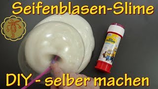 Slime SeifenblasenSlime  selber machen  DIY [upl. by Mella]