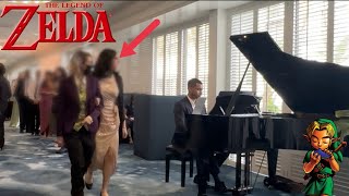 I played a Zelda Piano Medley at a wedding [upl. by Ynaiffit439]