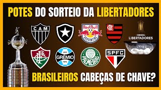 LIBERTADORES 2024  DEFINIDOS os POTES para o SORTEIO [upl. by Nollad243]