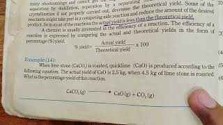 How to calculate percent yield in chemistry [upl. by Ahsekam]