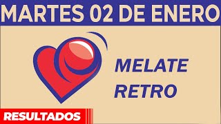 Sorteo Melate Retro del Martes 2 de Enero del 2024 [upl. by Wynne]