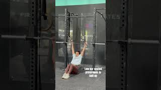 Low bar seated press back to ball up bar mu Drills [upl. by Beulah]