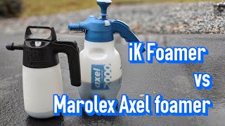 IK Foamer VS Marolex Axel Foamer pump sprayer [upl. by Corette]