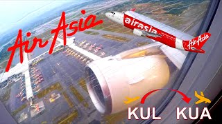 ✈︎ FULL FLIGHT ✈︎ AIR ASIA  Airbus A320  NEW ROUTE to KUANTAN KUA [upl. by Atiuqam]